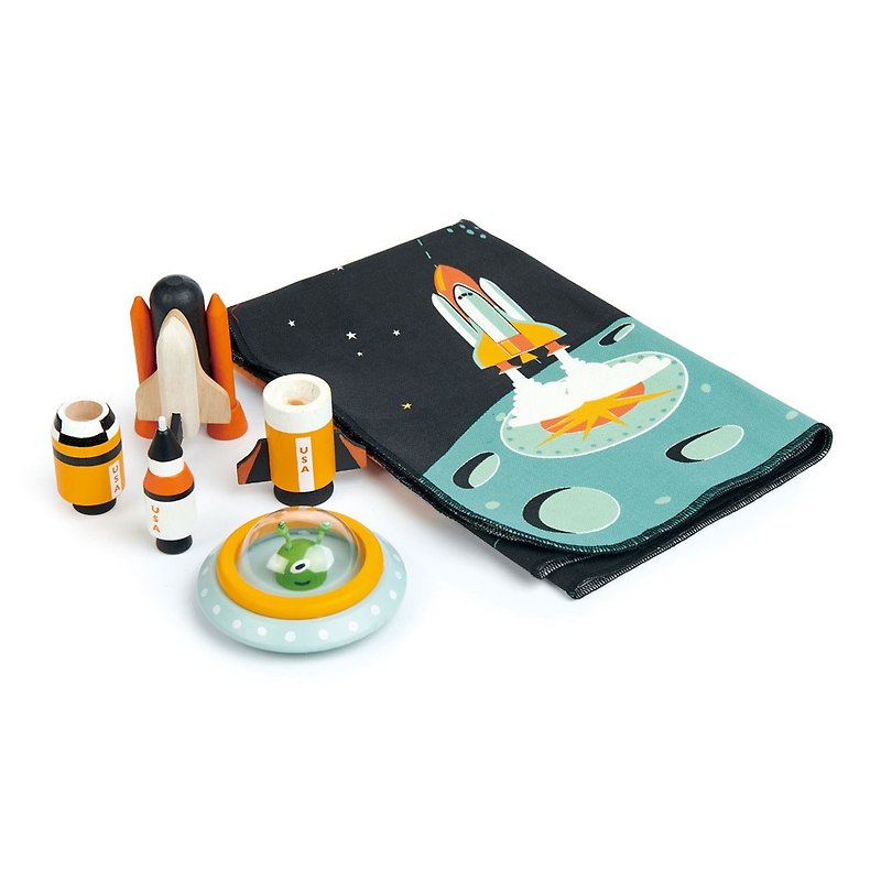太空探险游戏组 - 玩具/玩偶 - 木头 