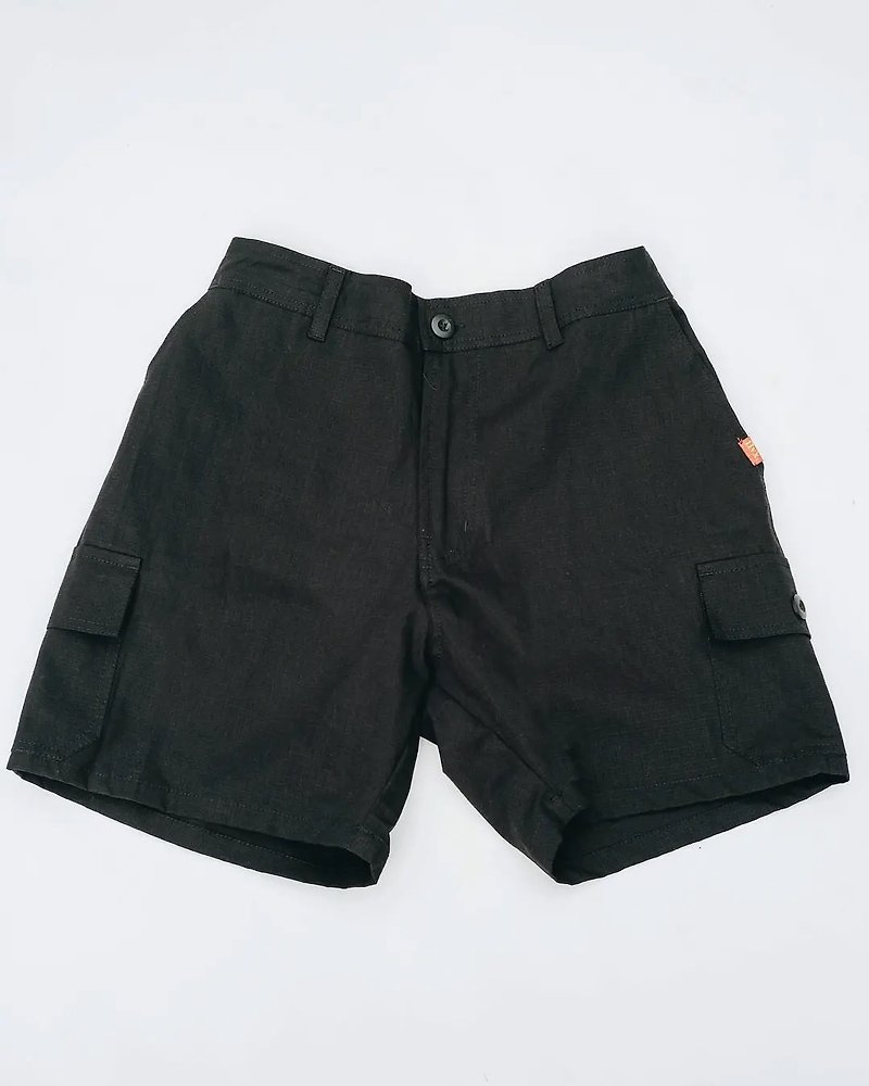 Worker Pants 短裤 - 黑色 - 男士短裤 - 尼龙 黑色