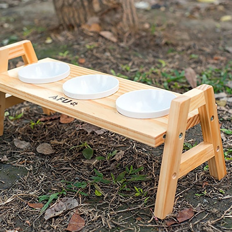 【AFU】御用 3口原木餐桌 限货运 - 碗/碗架 - 木头 