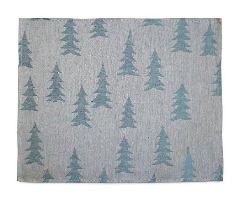 北欧风设计师款–冷杉桌垫(粉蓝)Gran Place Mat, Blue / Powder - 餐垫/桌巾 - 棉．麻 蓝色
