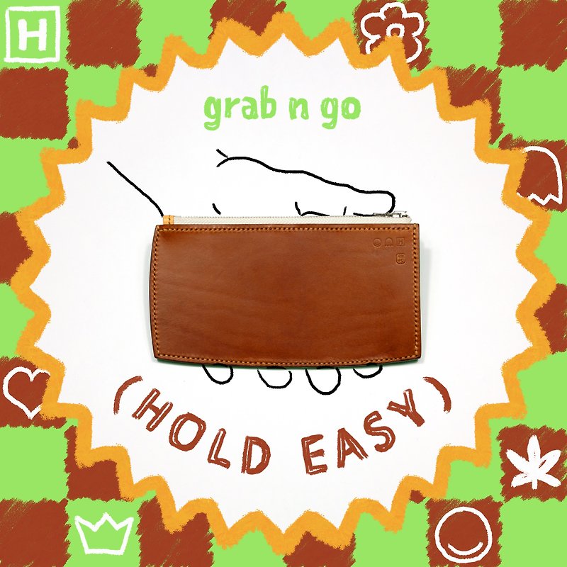 Light Wallet - 皮夹/钱包 - 真皮 咖啡色