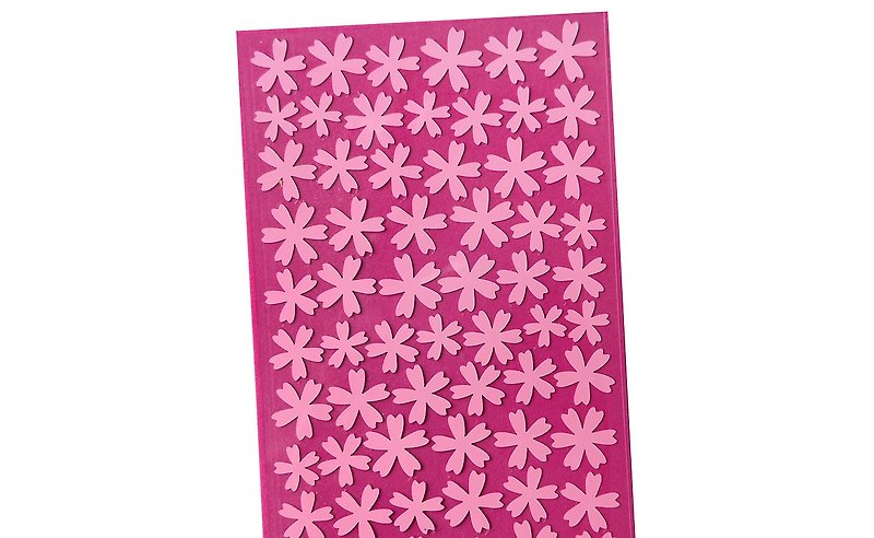 芝樱贴纸 (114) - 贴纸 - 防水材质 粉红色
