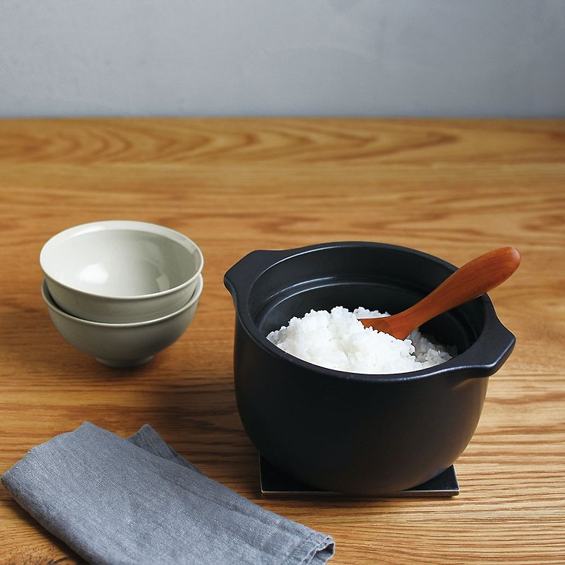 日本KINTO KAKOMI炊饭锅 1.2L / 共2色 - 锅具/烤盘 - 陶 黑色