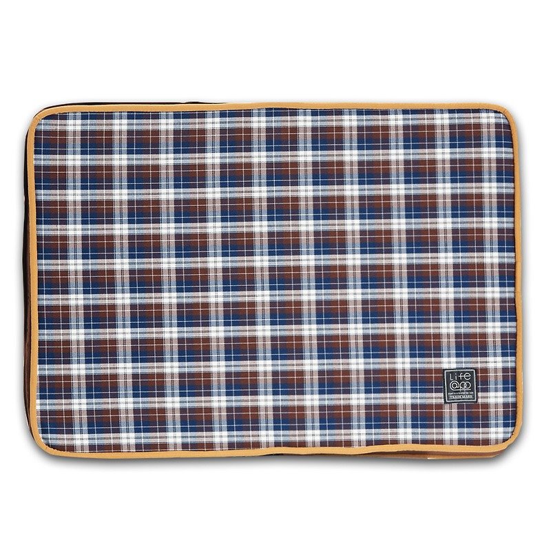 《Lifeapp》睡垫替换布套S_W65xD45xH5cm (棕格纹)不含睡垫 - 床垫/笼子 - 其他材质 蓝色