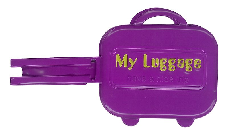 Alfalfa My luggage行李牌(紫色) - 其他 - 塑料 