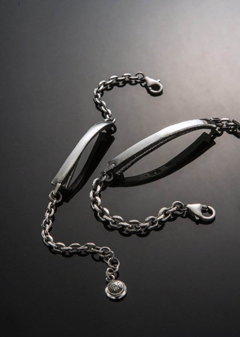 Standard Collection Overlapping Bracelet | 融合 手链(L)&(S) - 手链/手环 - 其他金属 灰色