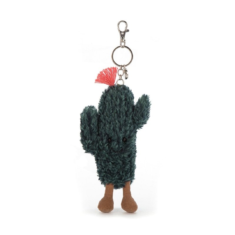 Jellycat 钥匙圈/吊饰 Amuseable Cactus 仙人掌宝宝 约13厘米 - 吊饰 - 聚酯纤维 绿色