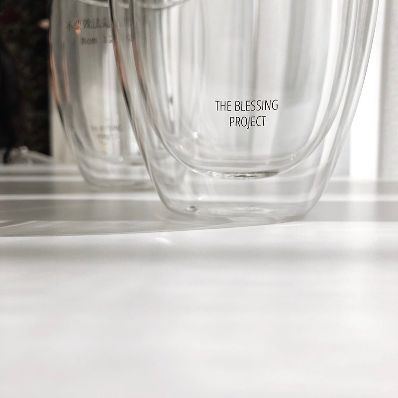 现货随机【话语系列 经文双层杯】双层隔热 质感玻璃杯 单入 礼盒 - 咖啡杯/马克杯 - 玻璃 透明