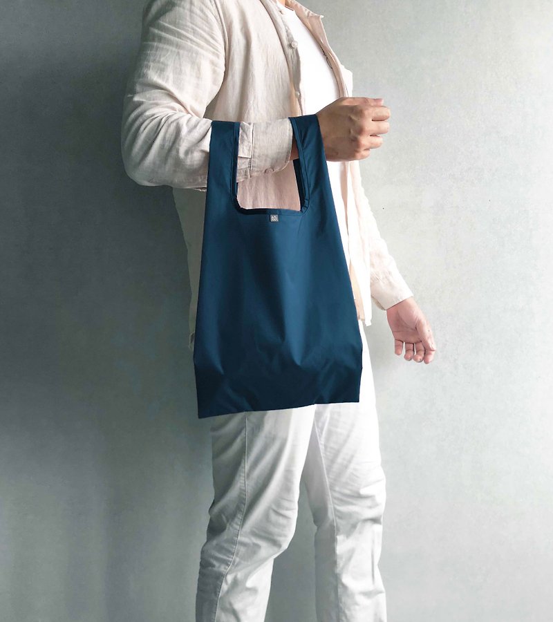 U3 三号环保购物袋 / 普鲁士蓝 - 手提包/手提袋 - 聚酯纤维 蓝色