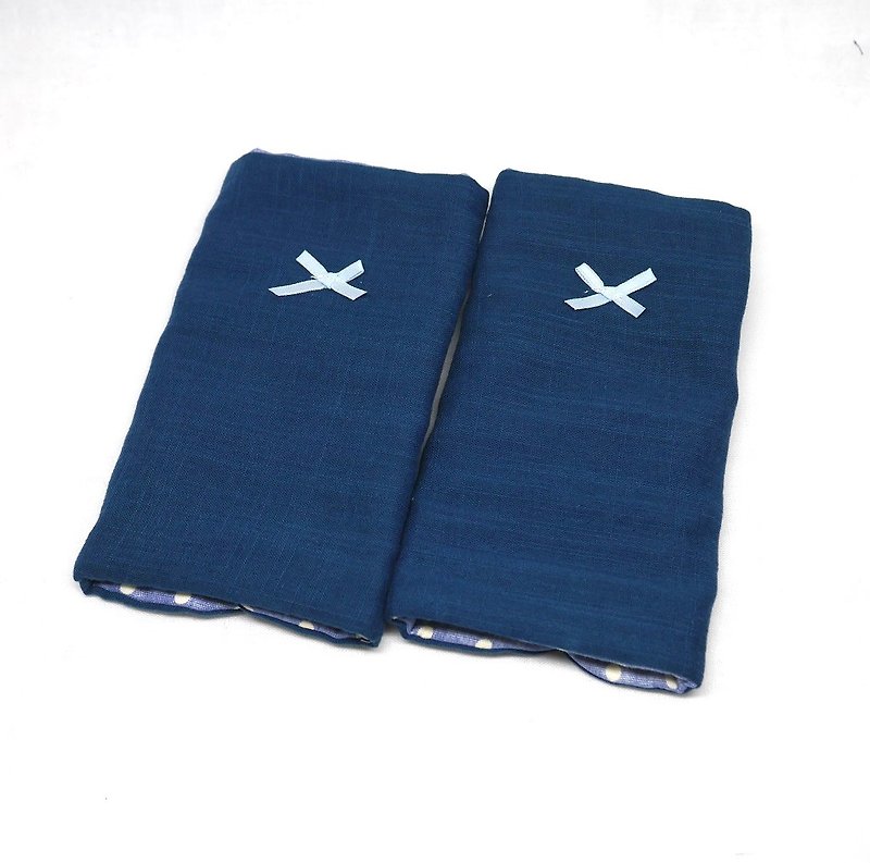 Japanese Handmade 8-layer-gauze droop sucking pads - 婴儿饰品 - 棉．麻 蓝色