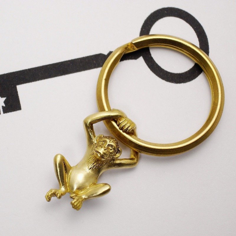 バブルス　チンパンジーのキーリング 【vita】 - 钥匙链/钥匙包 - 其他金属 橘色