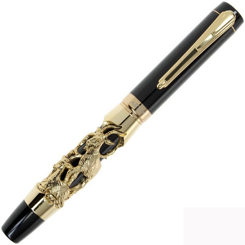 ARTEX 12生肖钢珠笔 共12种古金款任选-羊 - 钢珠笔 - 其他材质 金色