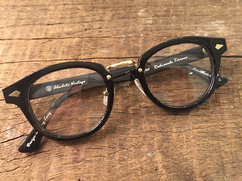 Absolute Vintage - 列拿士地台(Rednaxela Terrace) 复古梨框板材眼镜 - Black 黑色 - 眼镜/眼镜框 - 塑料 