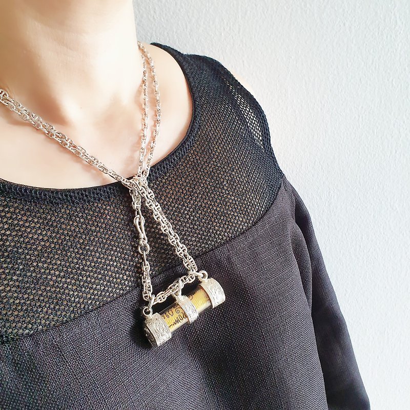 vintage design jewelry  Mixed 14 year old amulet covered with silver 92.5 add ma - 其他 - 纯银 