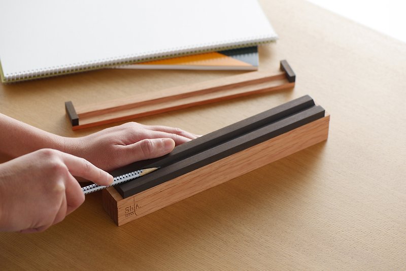 かんな屋がつくる鉛筆削りShin - 铅笔盒/笔袋 - 木头 咖啡色