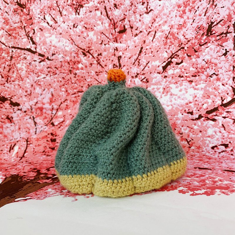 【纯手织羊毛帽for玩偶 | 015小呆瓜】 - 帽子 - 羊毛 绿色