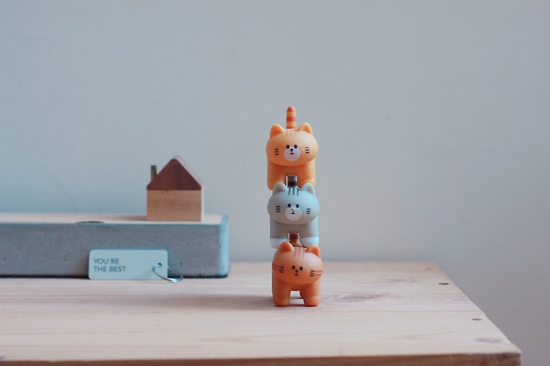 【香港FLUFFY HOUSE】My Home Cat系列猫咪盒玩(单盒随机出货) - 玩偶/公仔 - 塑料 多色