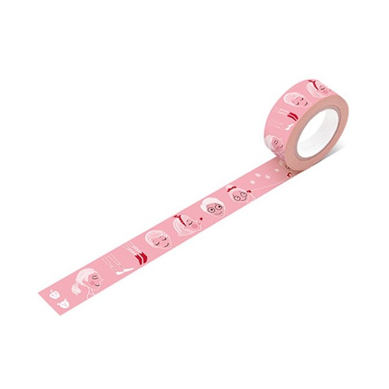 Dorothy纸胶带-粉红(9AAAU0025) - 纸胶带 - 纸 粉红色