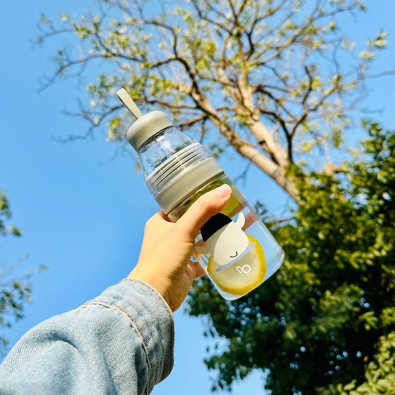 Baylor 透明环保水瓶 530ml/ 650ml 企鹅款 - 水壶/水瓶 - 塑料 灰色