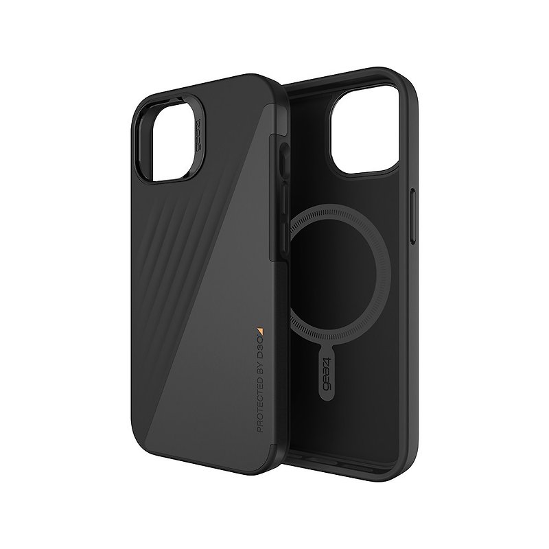 Gear4 iPhone 13 D3O Brooklyn Snap 皮革磁吸保护壳 - 手机壳/手机套 - 其他材质 黑色