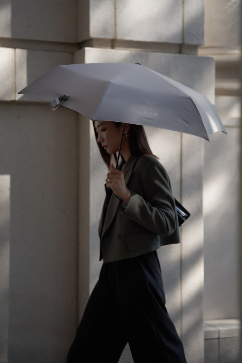 【旷野系列】轻量省力自动伞 平稳灰 晴雨两用 防晒 防水 - 雨伞/雨衣 - 防水材质 灰色