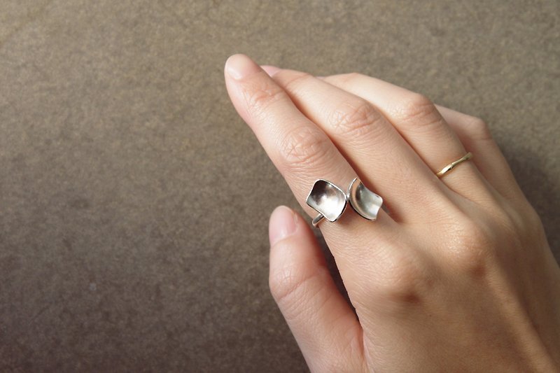 原生系列 纯银戒指 - 戒指 - 纯银 银色
