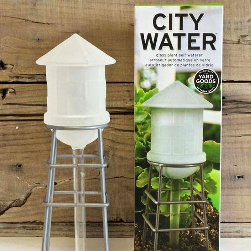 City Water 盆栽供水小水塔 - 植栽/盆栽 - 玻璃 透明