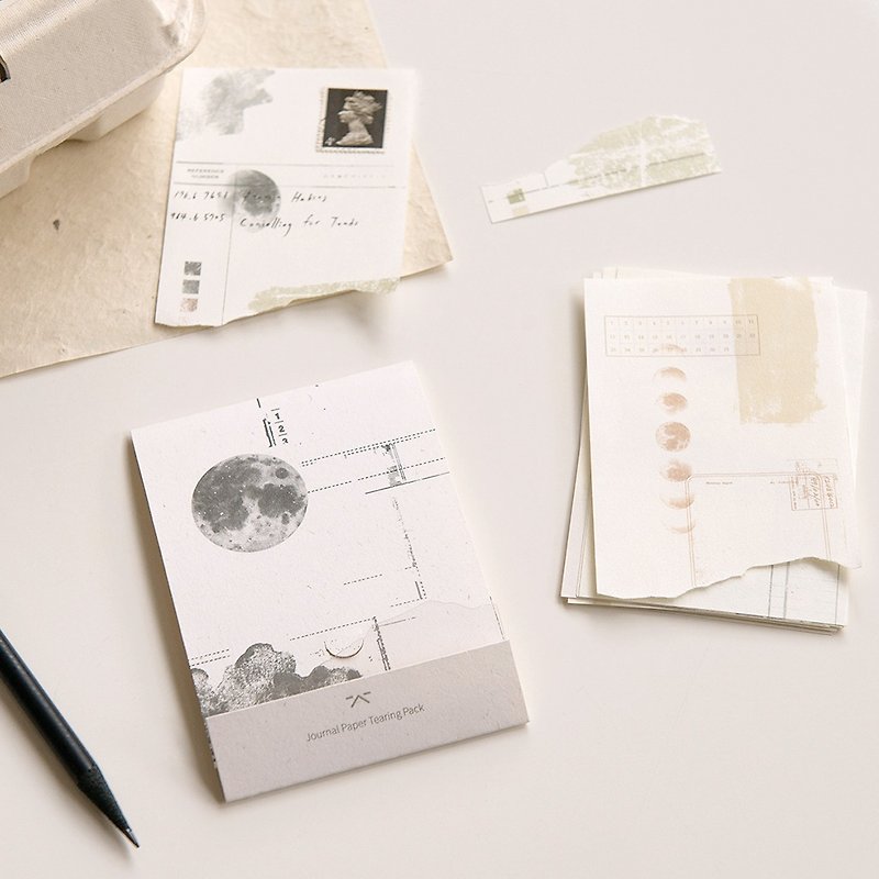【纸撕本】手帐拼贴素材、便笺、便条纸 - 便条纸/标签贴 - 纸 白色
