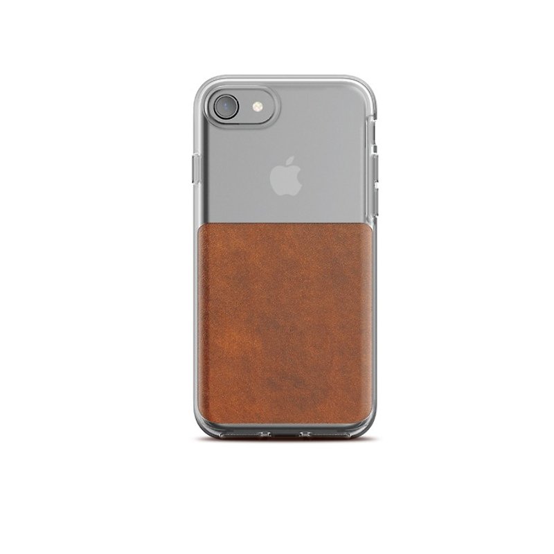 美国NOMADxHORWEEN iPhone 7/8透明背盖皮革防摔壳(855848007168 - 手机壳/手机套 - 真皮 咖啡色