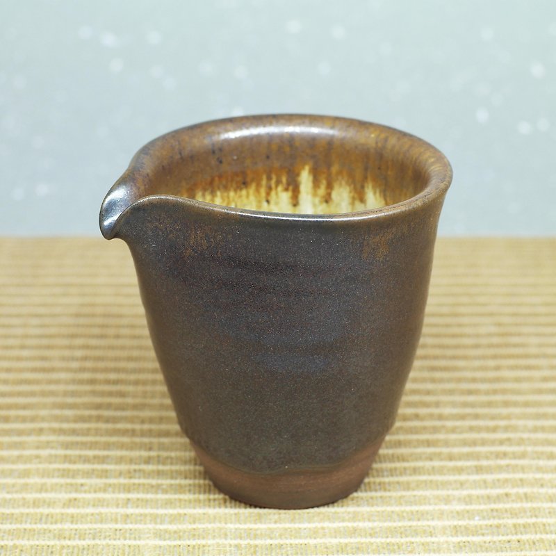 玄棕茶海、公道杯、匀杯 手作陶艺 茶道具 - 茶具/茶杯 - 陶 