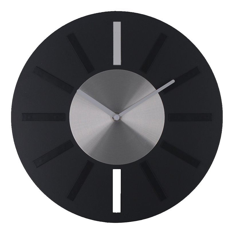 Mod - 木头上的线条挂钟(木头) - 时钟/闹钟 - 木头 黑色