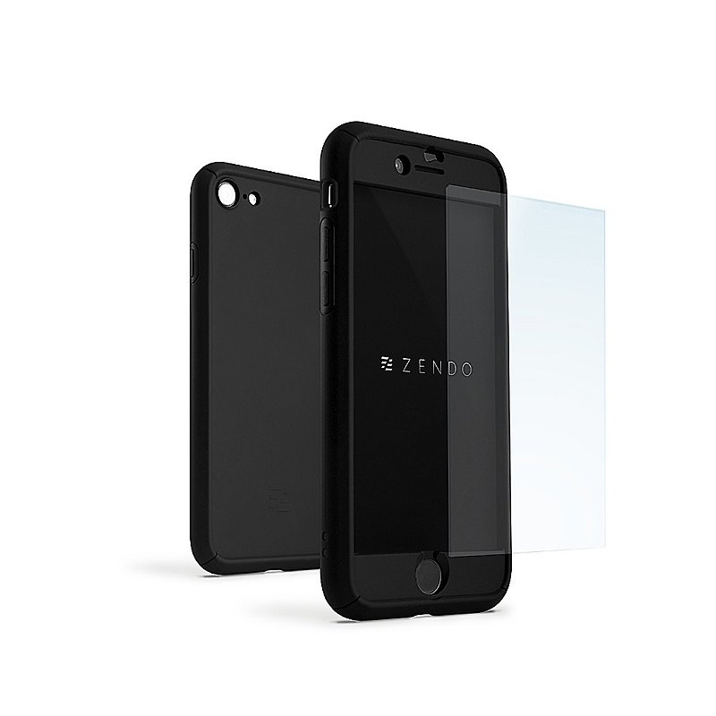 ZENDO iPhone 7专用 NanoSkin FreeFall 全机包覆保护壳-黑 (4589903520250) - 手机壳/手机套 - 其他材质 黑色