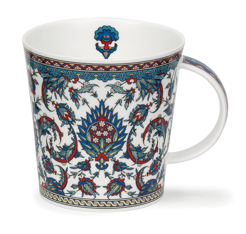 【100%英国制造】异国风情骨瓷马克杯-土耳其蓝 - 咖啡杯/马克杯 - 瓷 多色