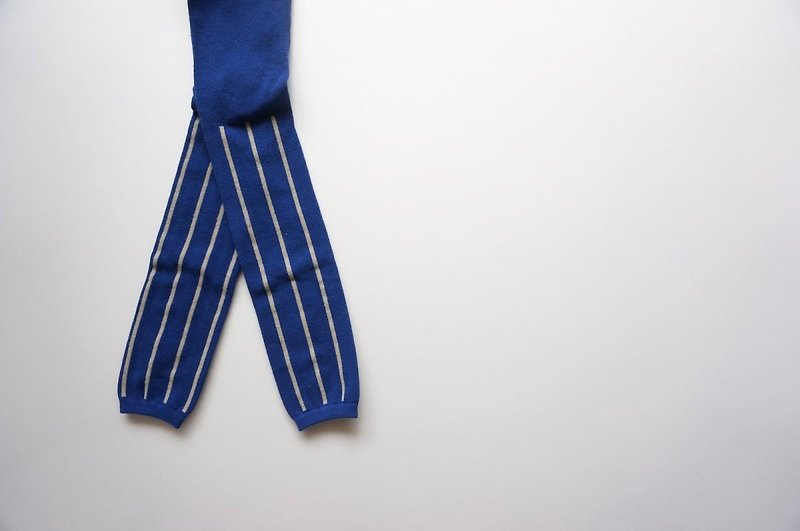 Stripe Leggings SS,S,M（KID'S） - 其他 - 棉．麻 蓝色