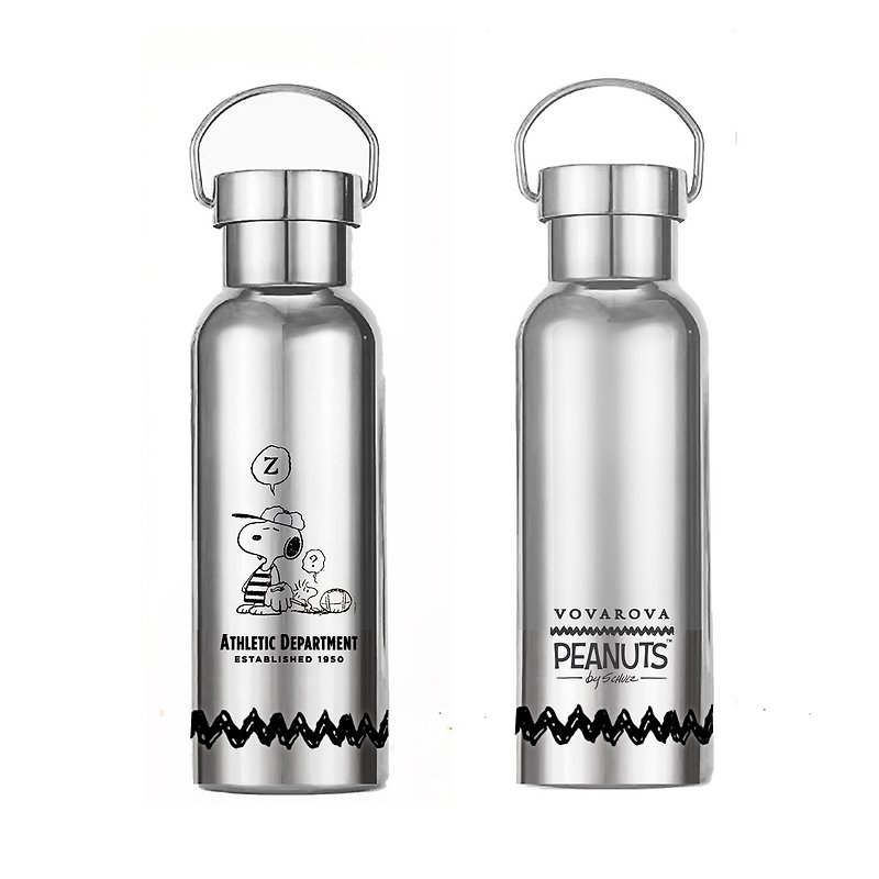 【预购-8折优惠】Vovarova x Snoopy 联乘 - 复古牛奶瓶保温杯 - 保温瓶/保温杯 - 不锈钢 