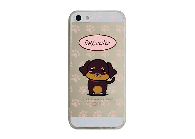 【洛威拿犬透明手机壳】 iPhone13 12 11 三星Sony华为小米 Max - 手机壳/手机套 - 塑料 咖啡色