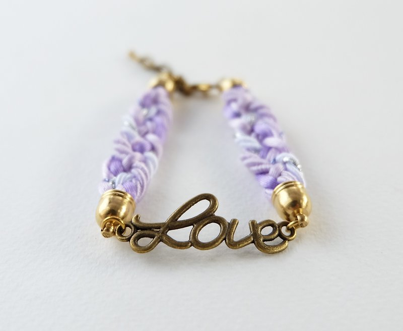 Love bracelet in purple - 手链/手环 - 其他材质 紫色