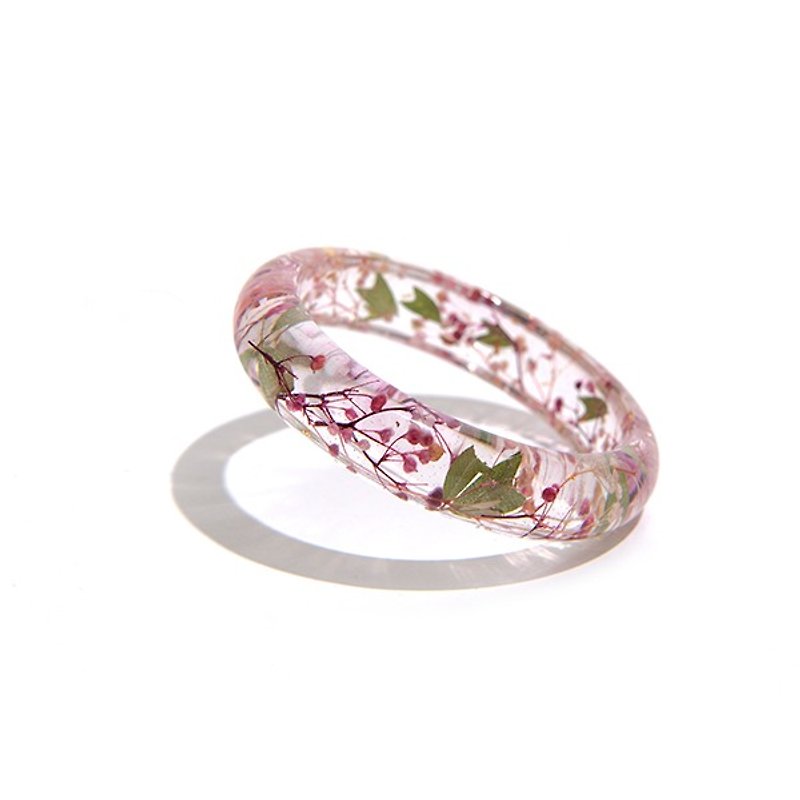 设计师系列 【公主花园】 - Cloris Gift 永绽花手镯 - 手链/手环 - 植物．花 粉红色