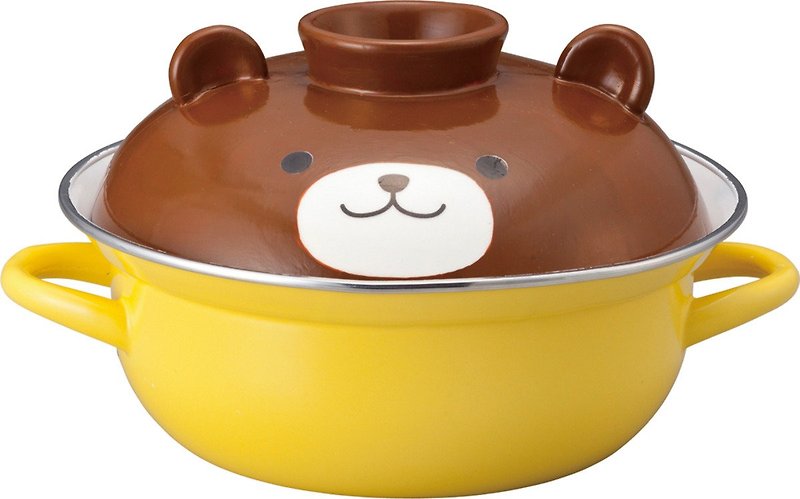 日本 sunart 搪瓷锅 - 棕熊2.7L - 厨房用具 - 陶 咖啡色