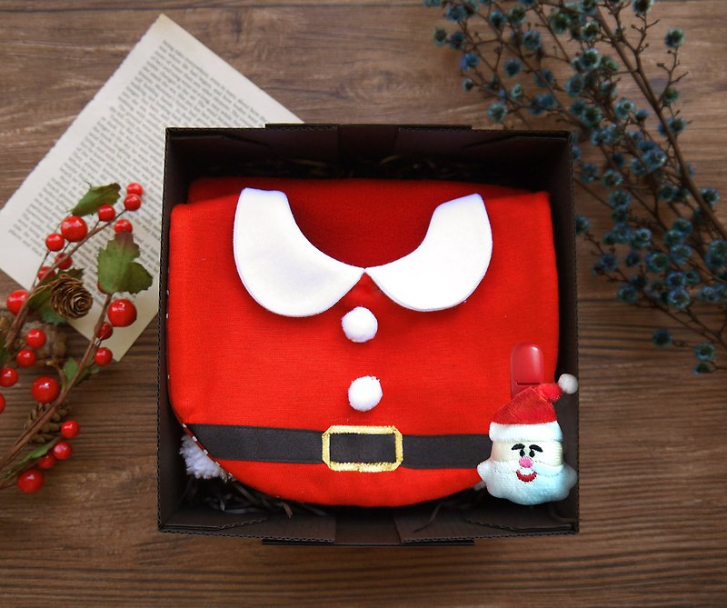 DOMOMO圣诞宝宝 自选搭配礼 定制化 - 满月礼盒 - 棉．麻 红色
