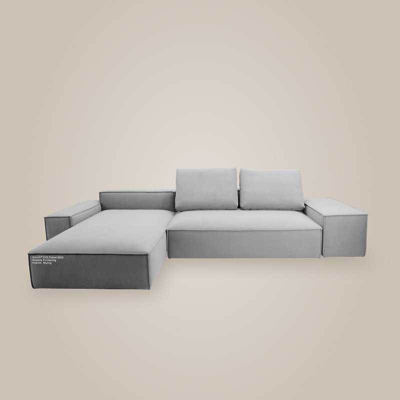 墨禾制作精选 | 马蒂尼 L | L型沙发 - 椅子/沙发 - 其他材质 灰色