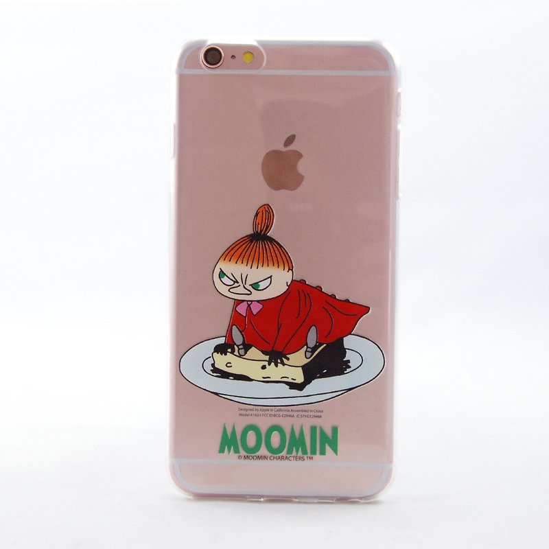 Moomin授权-手机壳 空压壳 小不点 你想干嘛? - 手机壳/手机套 - 硅胶 红色