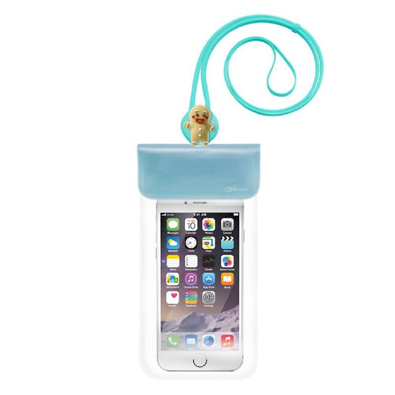 Bone / Waterproof Phone Bag 防水手机袋 - 姜饼人 - 手机壳/手机套 - 硅胶 多色