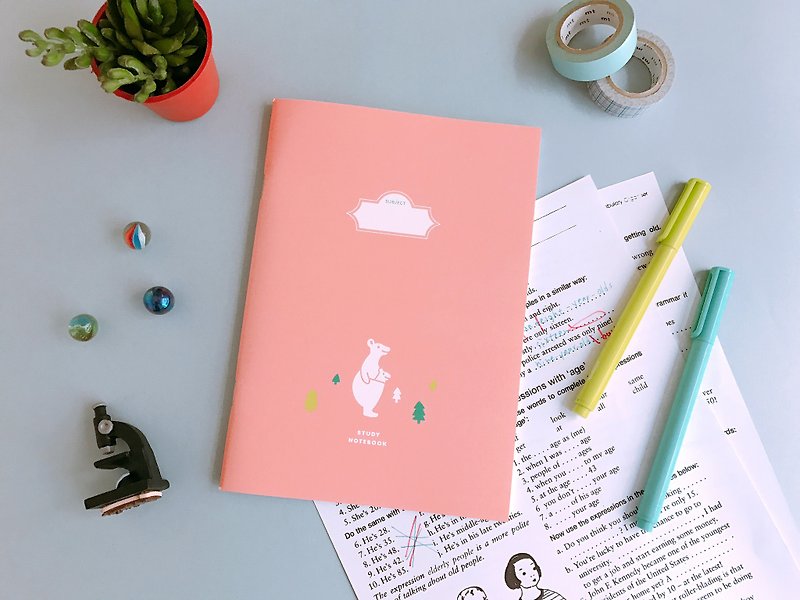 迪梦奇 Debug 学习本 [彩色款/袋鼠] - 笔记本/手帐 - 纸 粉红色