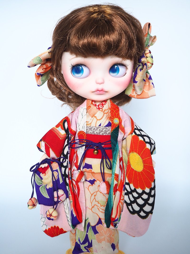 Beautiful kimono and cute haori - 玩偶/公仔 - 丝．绢 多色