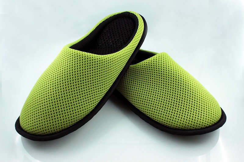 AC Rabbit 全包式低均压气垫室内拖鞋 MIT台湾制 舒适/可机洗 - 室内拖鞋 - 聚酯纤维 绿色