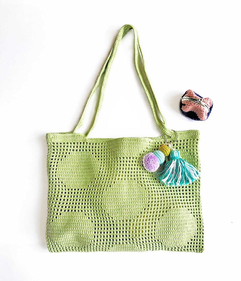 Goody Bag - CrissCross Happy Set - 手提包/手提袋 - 其他材质 绿色