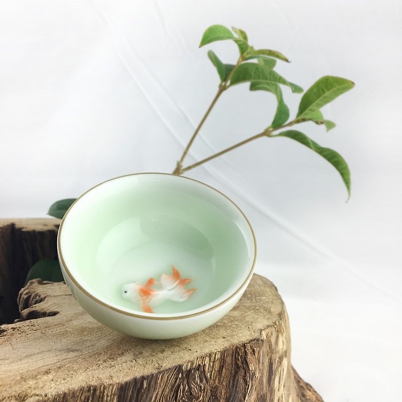 CereiZ生活品味・金鱼杯 (六入组) - 茶具/茶杯 - 陶 绿色
