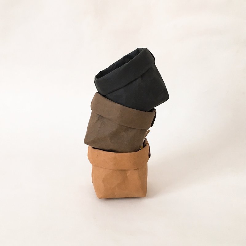 Storage Basket No1 : Kraft Paper bag  - 收纳用品 - 纸 咖啡色