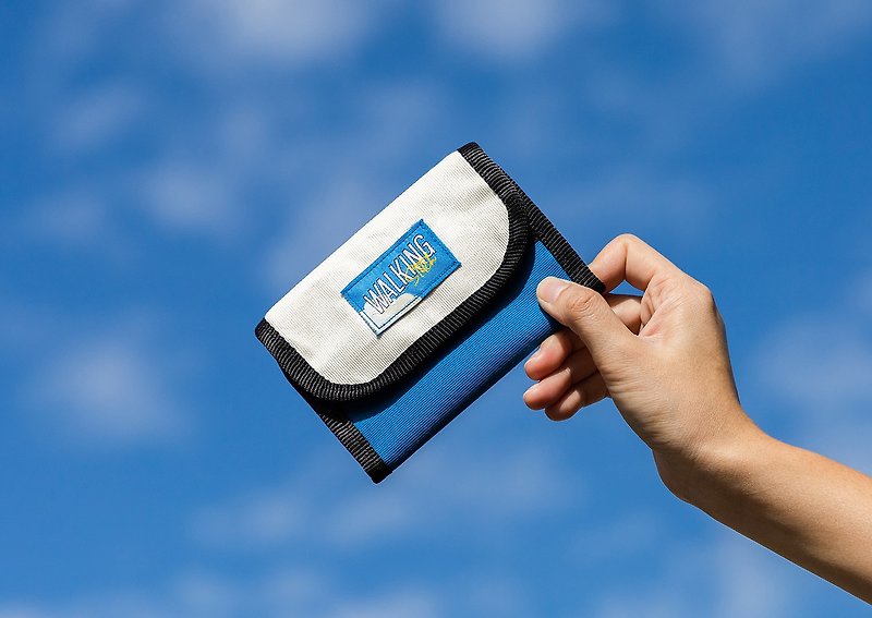 ฺฺBlue sky : Wallet Blue - 皮夹/钱包 - 棉．麻 蓝色